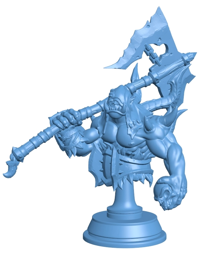 Bust Orc Executioner - Lord of War Miniatures