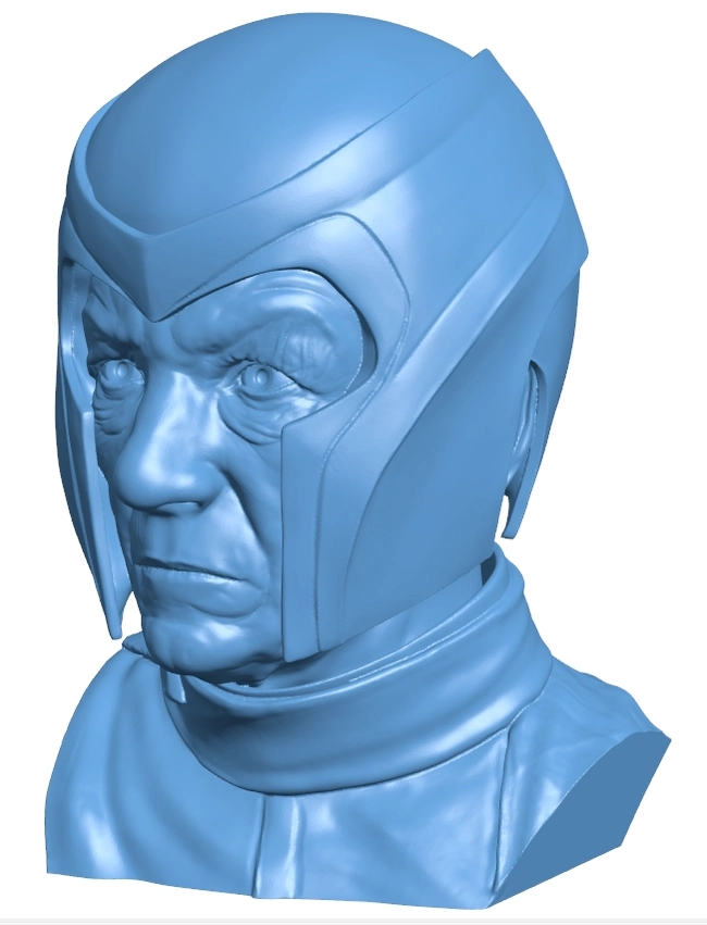 Bust of Ian McKellen as Magneto