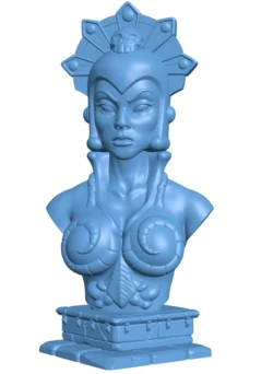 Bust of goddess of war