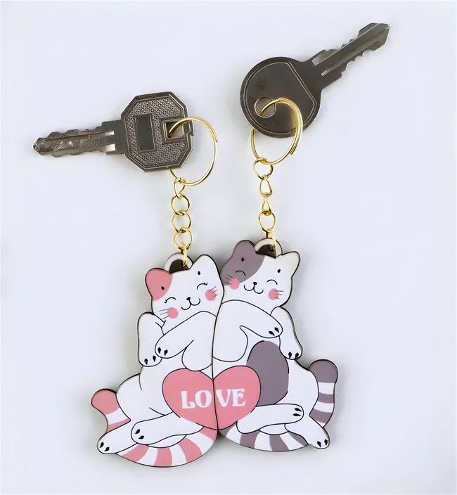 Cat keychain