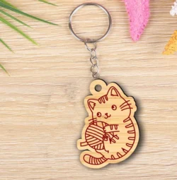 Cat keychain