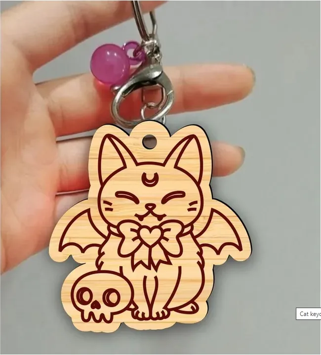 Cat keychain