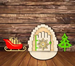 Christmas door