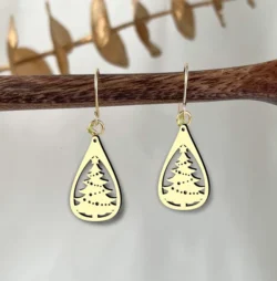 Christmas earrings