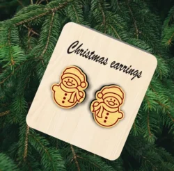 Christmas earrings