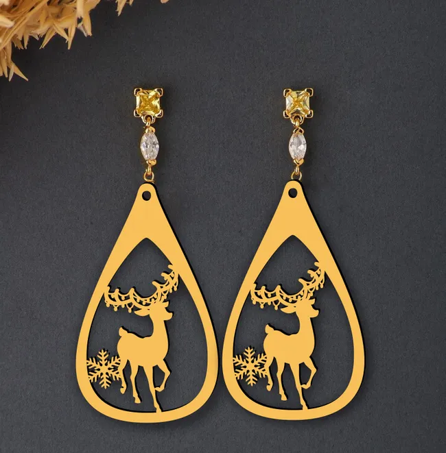 Christmas earrings