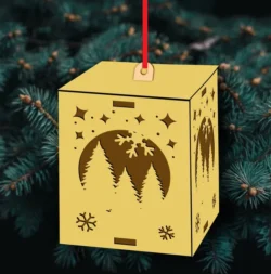 Christmas hanging box