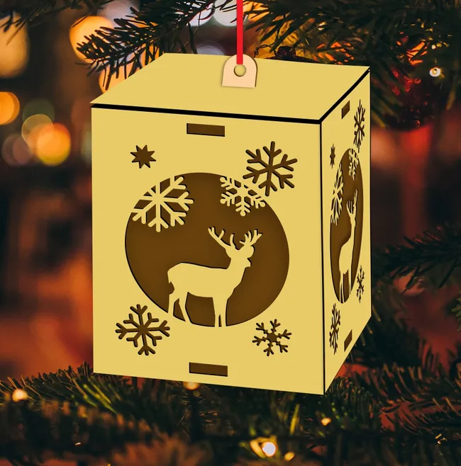 Christmas hanging box