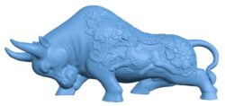 Cow statue pattern