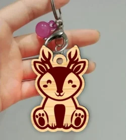 Deer keychain