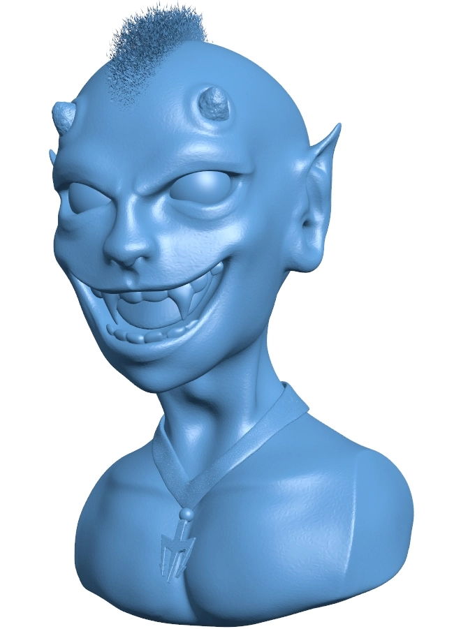 Demon vampire - bust