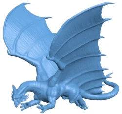 Dragon flying