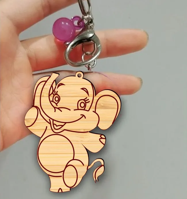 Elephant keychain