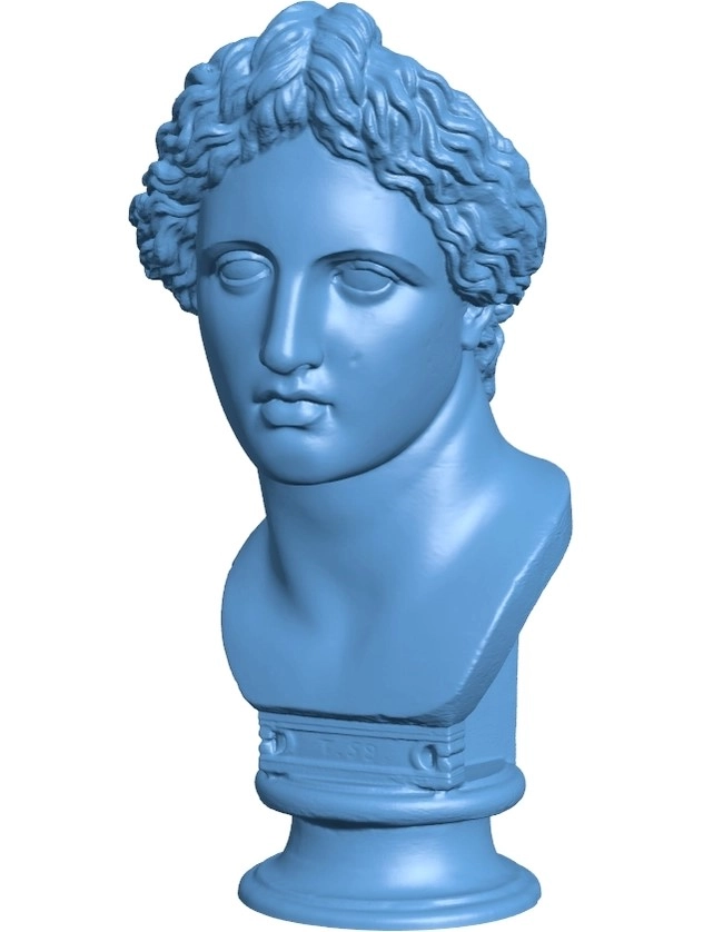 Famous bust of the Apollo Lykeios