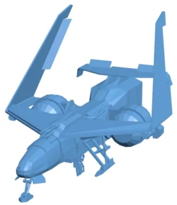 Futuristic combat jet