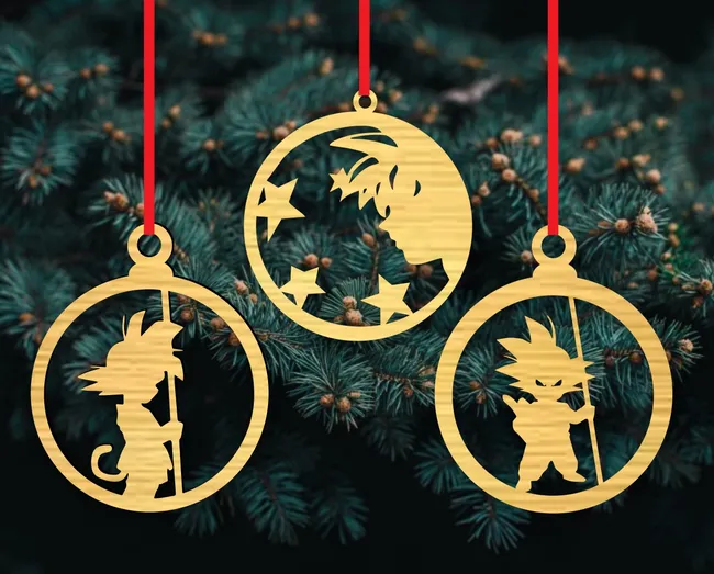 Goku ornaments