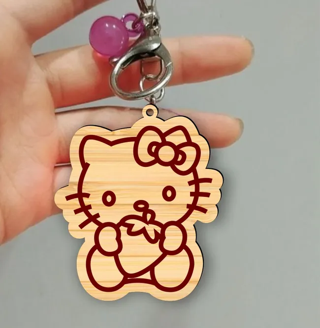 Kitty keychain