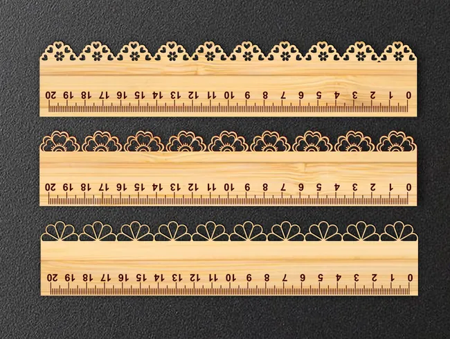 Lace ruler