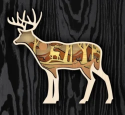 Layered deer