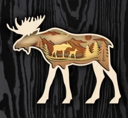 Layered deer