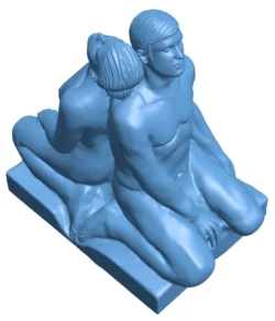 Man-Woman at Vigeland Sculpture Park, Norway – scan