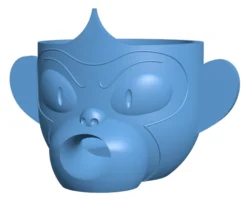 Monkey head cup