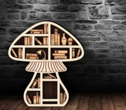 Mushroom book shelf