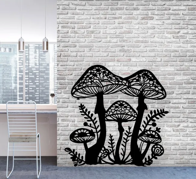 Mushroom wall decor