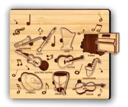 Musical instrument puzzle