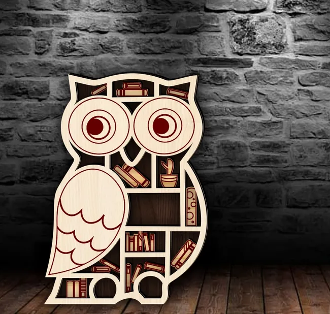 Owl book shelf