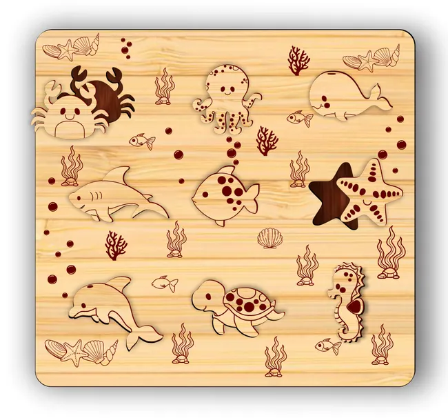 Sea animals puzzle