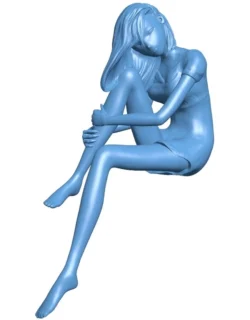 Sitting girl