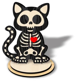 Skeleton cat