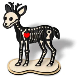 Skeleton deer