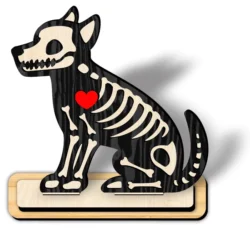 Skeleton dog