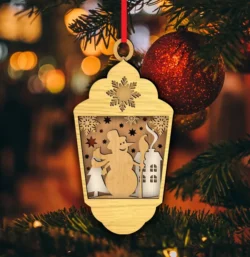 Snowman Christmas ornament