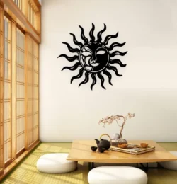 Sun wall decor