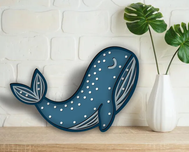 Whale lamp