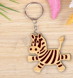 Zebra keychain