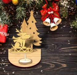 Christmas candle holder