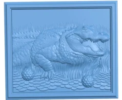 Crocodile painting