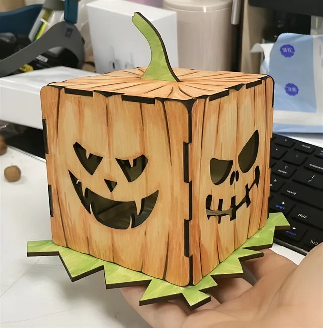 Pumpkin lamp