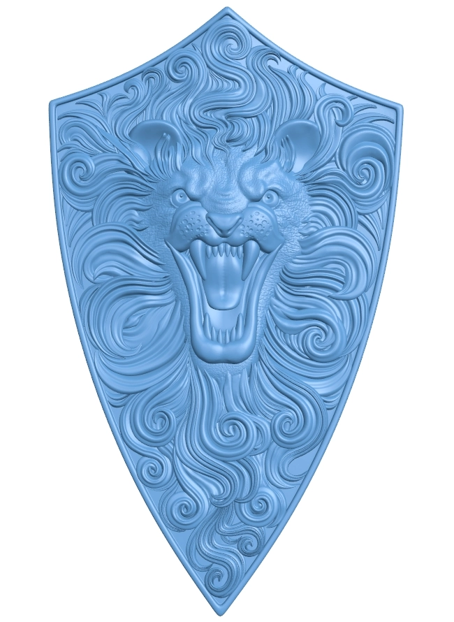 Shield with a lion