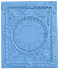 Wall clock pattern