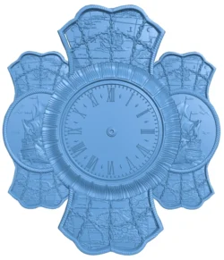 Wall clock pattern