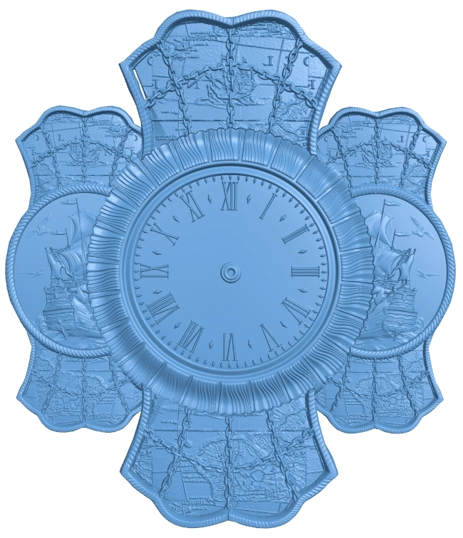 Wall clock pattern (3)