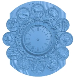 Wall clock pattern