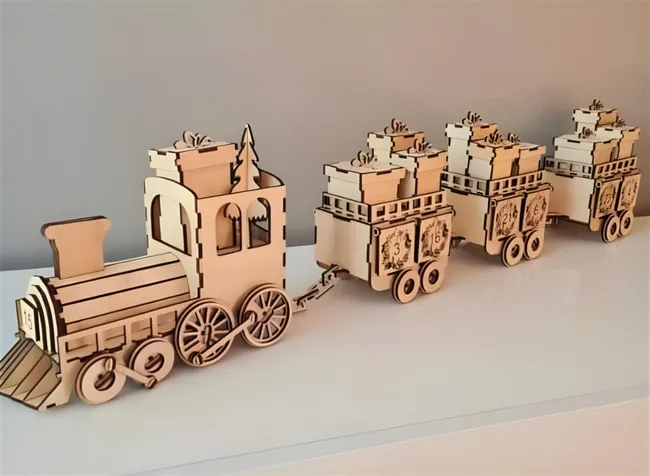 Advent calendar train