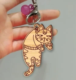 Cat keychain