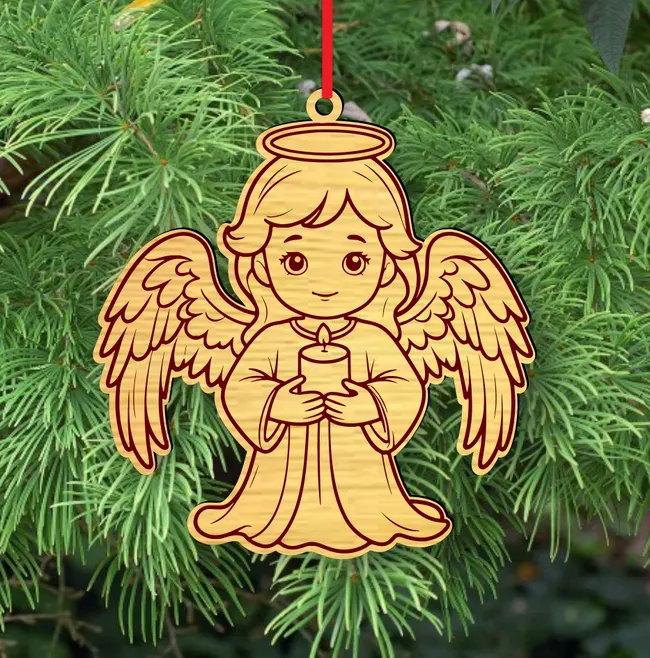 Christmas angel ornament